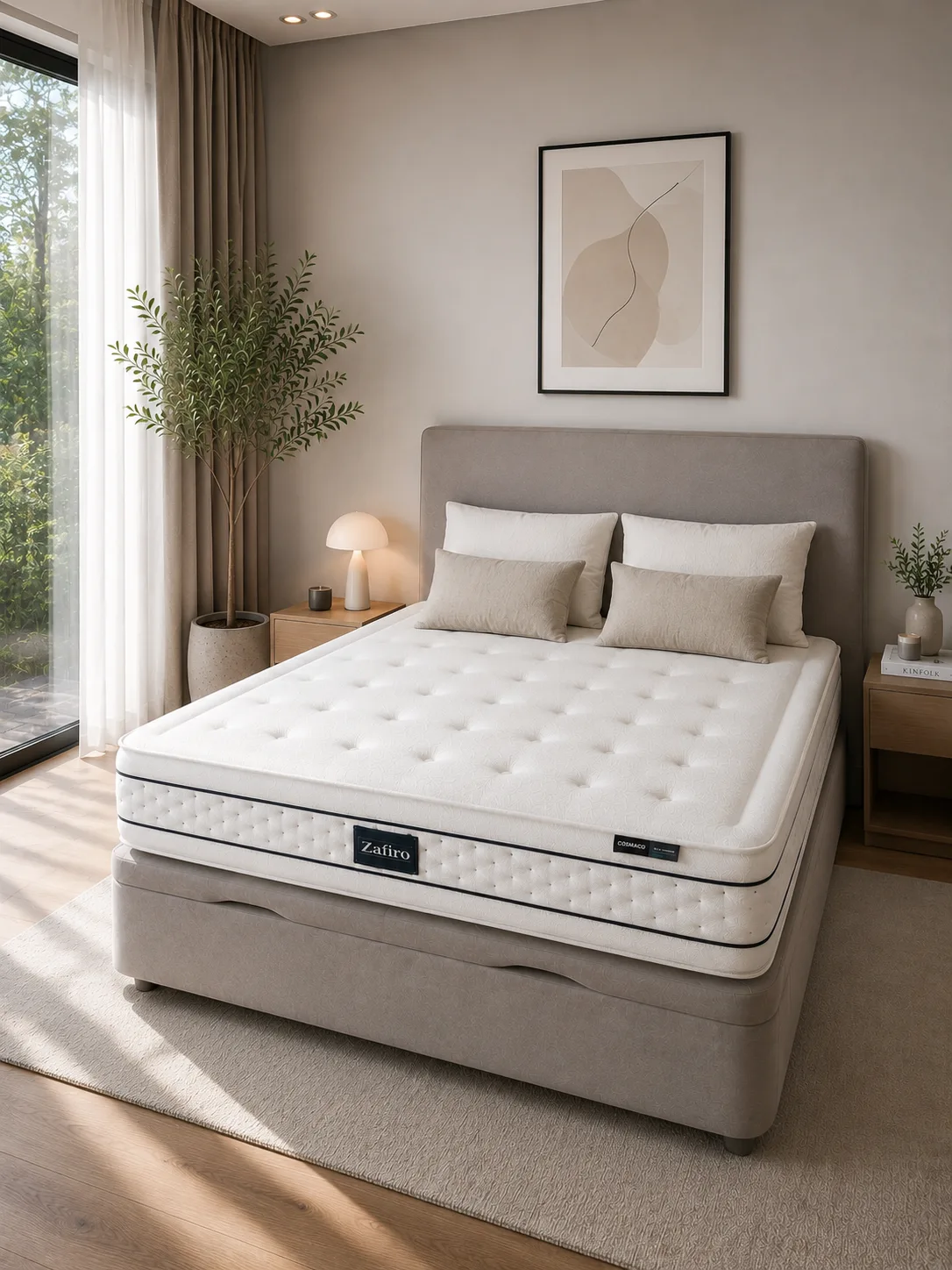 Polsterbett mit Stauraum von das-bett.ch